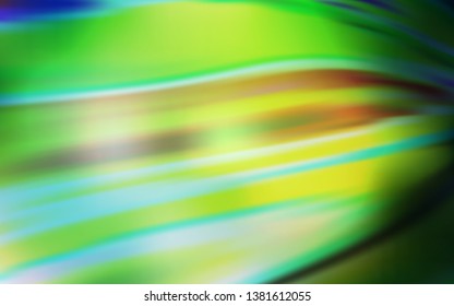 Light Green vector blurred bright template. A completely new colored illustration in blur style. New style for your business design.