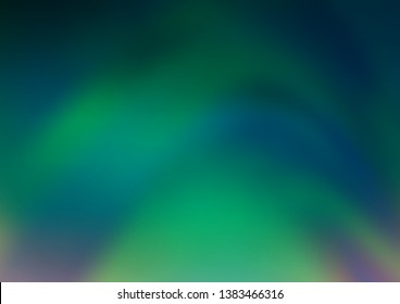 Light Green vector blurred bright background. An elegant bright illustration with gradient. A completely new design for your business.