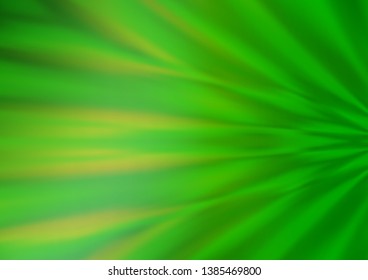 Light Green vector blurred bright background. Glitter abstract illustration with an elegant design. The blurred design can be used for your web site.