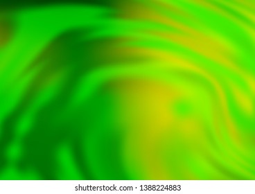 Light Green vector blurred bright pattern. Glitter abstract illustration with an elegant design. Brand new design for your business.