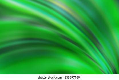 Light Green vector blurred bright pattern. Colorful abstract illustration with gradient. Elegant background for a brand book.