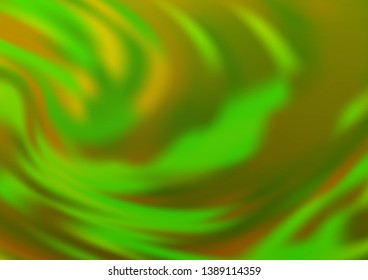 Light Green vector blurred bright template. A vague abstract illustration with gradient. The template for backgrounds of cell phones.