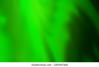 Light Green vector blurred bright texture. Creative illustration in halftone style with gradient. New way of your design.
