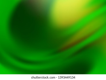Light Green vector blurred bright template. Glitter abstract illustration with an elegant design. The blurred design can be used for your web site.