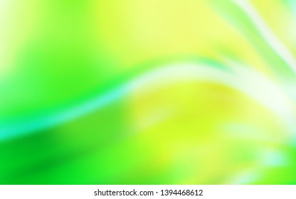 Light Green vector blurred bright pattern. A completely new colored illustration in blur style. Smart design for your work.