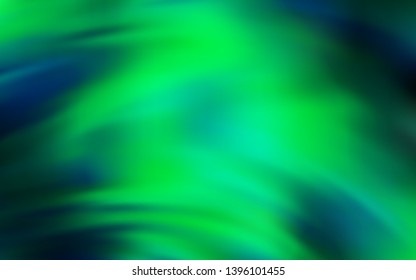 Light Green vector blurred bright texture. New colored illustration in blur style with gradient. Smart design for your work.