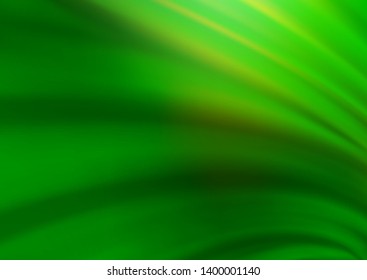 Light Green vector blurred bright template. A vague abstract illustration with gradient. A completely new template for your design.
