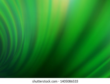 Light Green vector blurred bright pattern. Colorful illustration in abstract style with gradient. The elegant pattern for brand book.