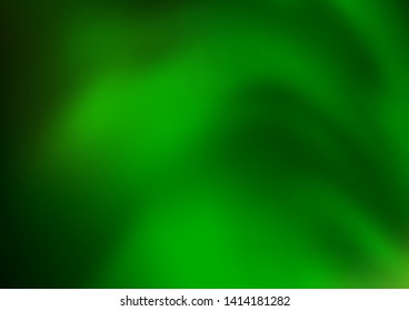 Light Green vector blurred bright template. An elegant bright illustration with gradient. A completely new design for your business.