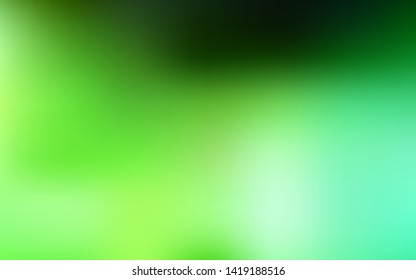 Light Green vector blurred bright pattern. Glitter abstract illustration with gradient design. Smart design for your work.