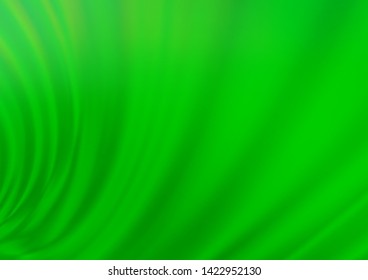 Light Green vector blurred bright background. Glitter abstract illustration with an elegant design. A completely new template for your design.