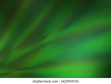 Light Green vector blurred bright pattern. Creative illustration in halftone style with gradient. A completely new design for your business.