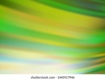 Light Green vector blurred bright background. A completely new color illustration in a bokeh style. Brand new design for your business.