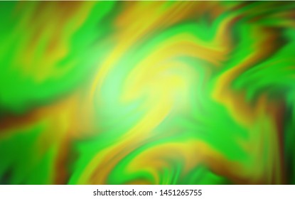 Light Green vector blurred bright pattern. Colorful abstract illustration with gradient. New style for your business design.