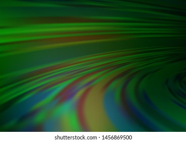 Light Green vector blurred bright pattern. Glitter abstract illustration with an elegant design. A completely new template for your design.