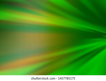 Light Green vector blurred bright template. Colorful illustration in blurry style with gradient. The best blurred design for your business.