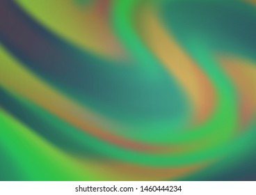 Light Green vector blurred bright pattern. Colorful abstract illustration with gradient. A completely new template for your design.