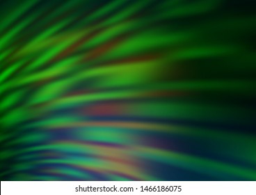 Light Green vector blurred bright background. Colorful illustration in blurry style with gradient. Brand new style for your business design.