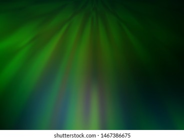 Light Green vector blurred bright background. A vague abstract illustration with gradient. A completely new template for your design.