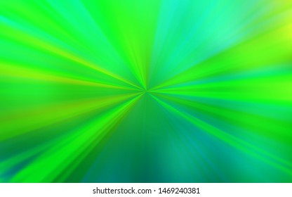 Light Green vector blurred bright texture. Colorful abstract illustration with gradient. New style for your business design.