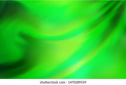 Light Green vector blurred bright texture. An elegant bright illustration with gradient. Elegant background for a brand book.