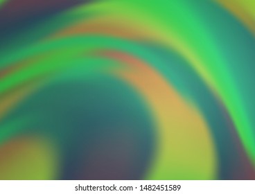 Light Green vector blurred bright template. Shining colorful illustration in a Brand new style. The template for backgrounds of cell phones.