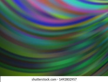 Light Green vector blurred bright pattern. Creative illustration in halftone style with gradient. A completely new template for your design.