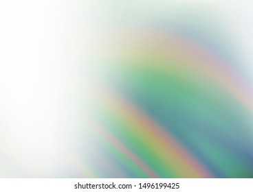 Light Green vector blurred bright background. A completely new color illustration in a bokeh style. The template can be used for your brand book.