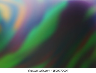 Light Green vector blurred bright template. A completely new color illustration in a bokeh style. A new texture for your design.