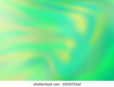Light Green vector blurred bright pattern. A vague abstract illustration with gradient. A completely new template for your design.