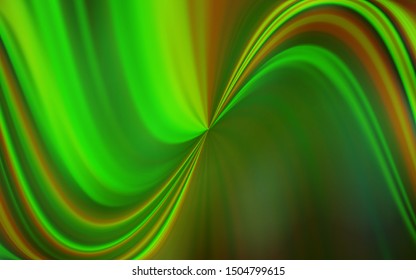 Light Green vector blurred bright pattern. Creative illustration in halftone style with gradient. Background for designs.