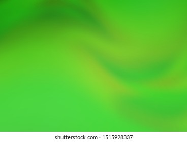 Light Green vector blurred bright template. Modern geometrical abstract illustration with gradient. Brand new style for your business design.