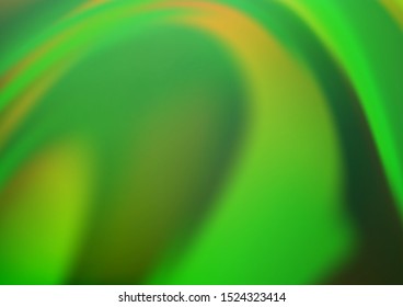 Light Green vector blurred bright template. A vague abstract illustration with gradient. A completely new design for your business.