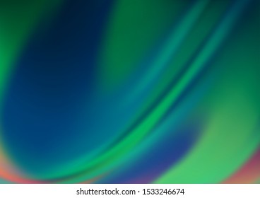 Light Green vector blurred bright pattern. Colorful abstract illustration with gradient. The blurred design can be used for your web site.