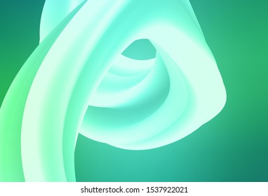 Light Green vector blurred bright template. Colorful abstract illustration with gradient. The best blurred design for your business.