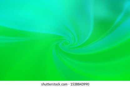 Light Green vector blurred bright pattern. A completely new colored illustration in blur style. New style design for your brand book.