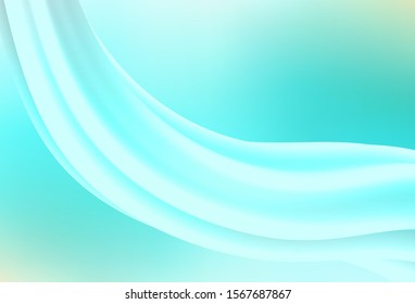 Light Green vector blurred bright texture. Modern abstract illustration with gradient. Background for designs.