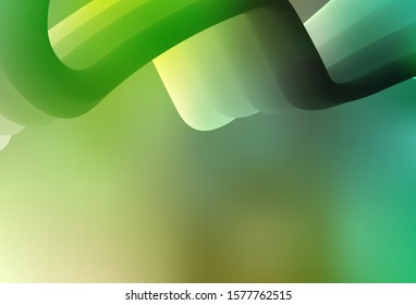 Light Green vector blurred bright template. New colored illustration in blur style with gradient. The best blurred design for your business.