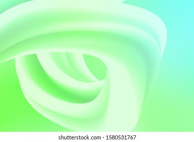 Light Green vector blurred bright texture. New colored illustration in blur style with gradient. New style design for your brand book.