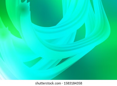 Light Green vector blurred bright pattern. A completely new colored illustration in blur style. New style design for your brand book.