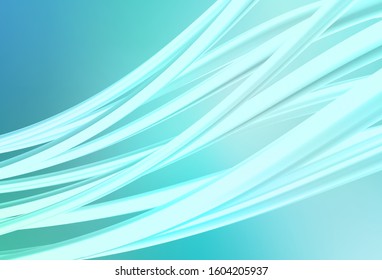 Light Green vector blurred bright template. Creative illustration in halftone style with gradient. Background for designs.
