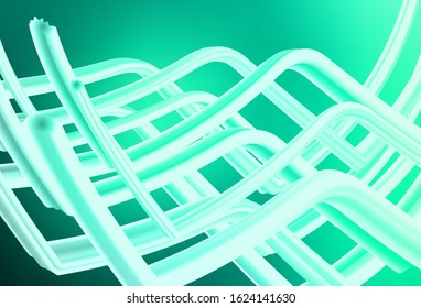 Light Green vector blurred bright texture. A completely new colored illustration in blur style. Elegant background for a brand book.