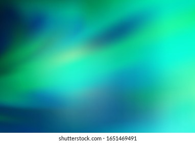 Light Green vector blurred bright template. An elegant bright illustration with gradient. The best blurred design for your business.