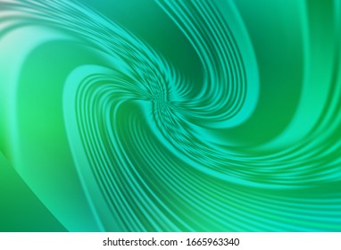 El vector verde claro difuminó el patrón brillante. Ilustración colorida en estilo abstracto con degradado. Diseño inteligente para su trabajo.