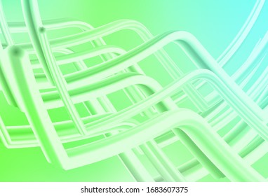 Light Green vector blurred bright template. A completely new colored illustration in blur style. The best blurred design for your business.