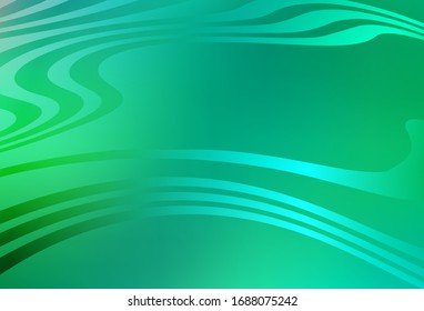 Light Green vector blurred bright texture. Colorful illustration in abstract style with gradient. Background for a cell phone.
