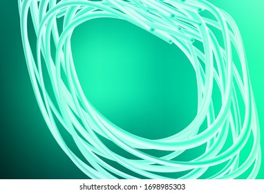 Light Green vector blurred bright texture. Glitter abstract illustration with gradient design. New style design for your brand book.