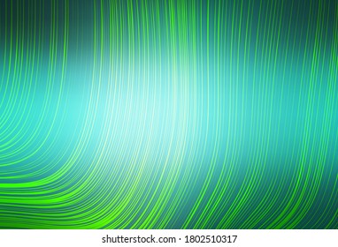 El vector verde claro difuminó el patrón brillante. Nueva ilustración coloreada en estilo borroso con gradiente. Nuevo estilo para el diseño de su negocio.