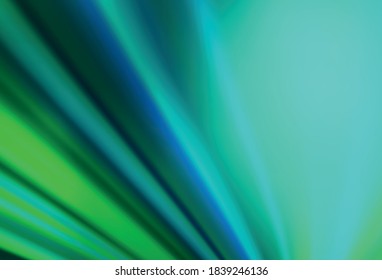 Light Green vector blurred bright pattern. A completely new colored illustration in blur style. New style for your business design.
