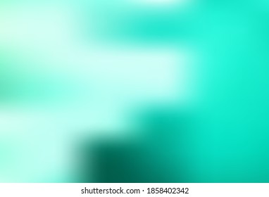Light Green vector blurred bright pattern. Colorful illustration in abstract style with gradient. New design for your business.